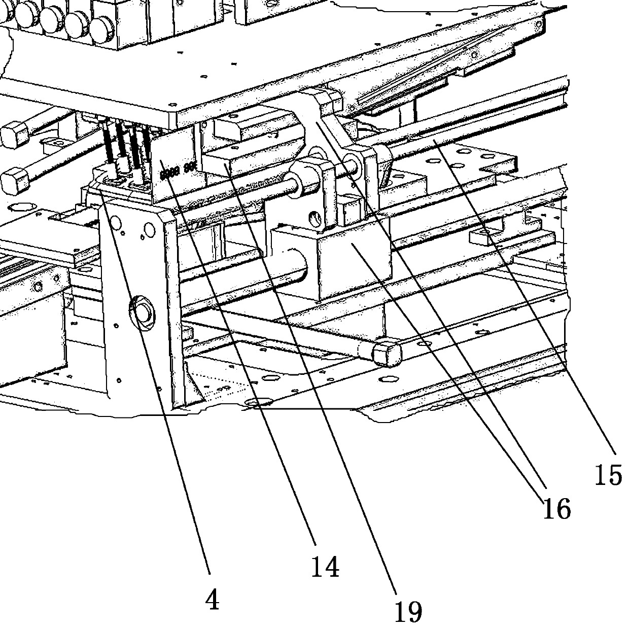 Automatic testing device for complete machine function