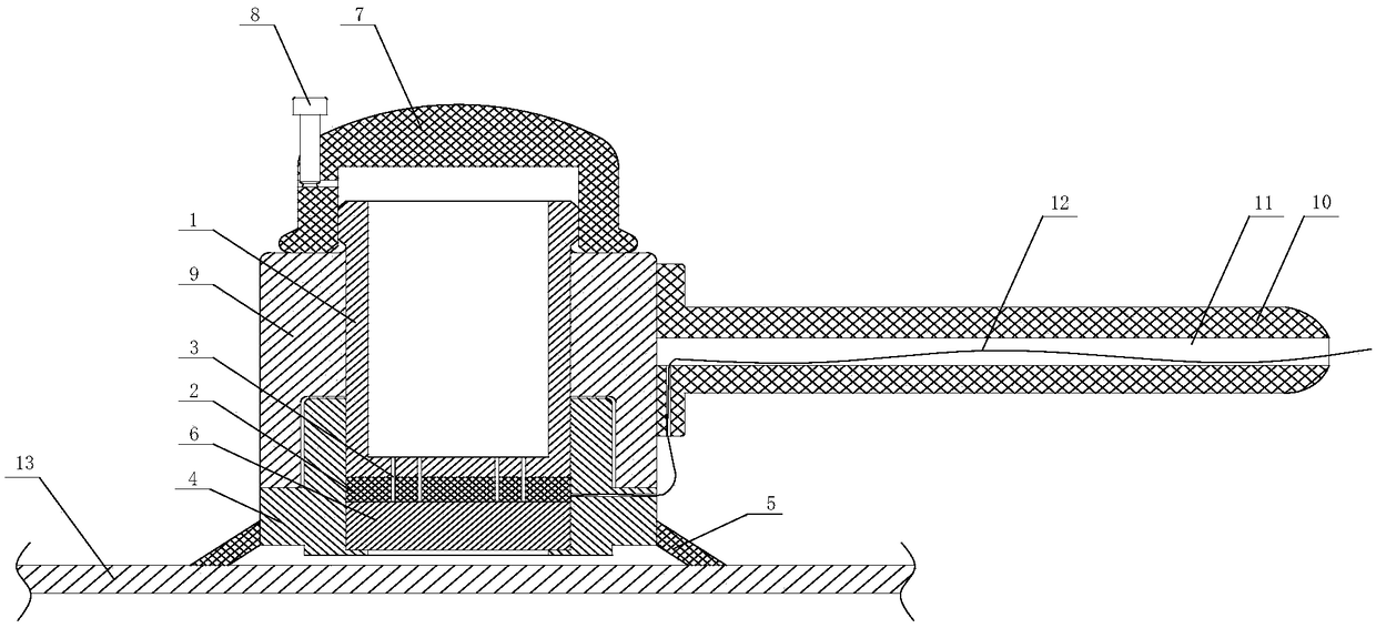 Electrochemistry in-situ dirt removing method of radioactive contaminant on surface of metal