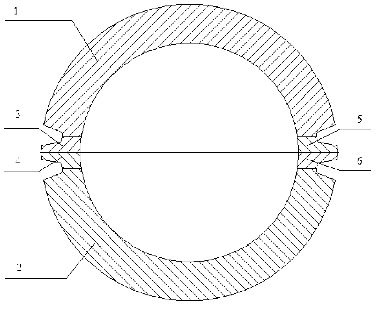 Electron beam welding method of gas turbine casing with horizontal flange structure