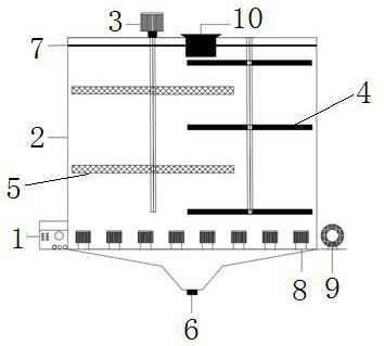 Method for treating heavy metal in organic waste through self-heating type aerobic fermentation