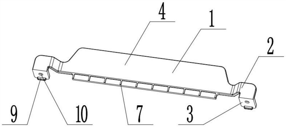 Server wire arrangement support and server