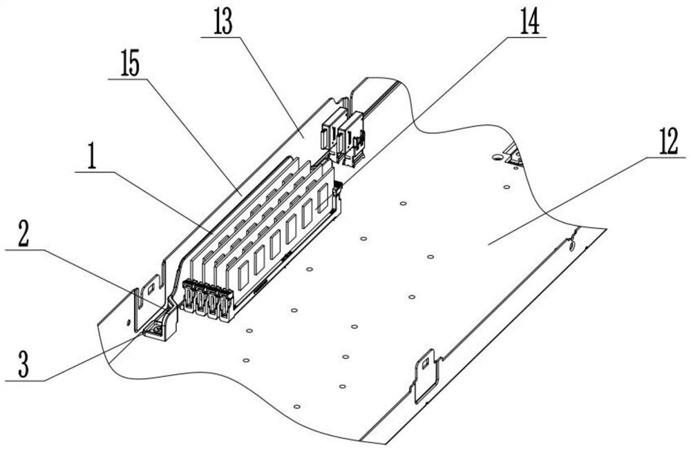 Server wire arrangement support and server