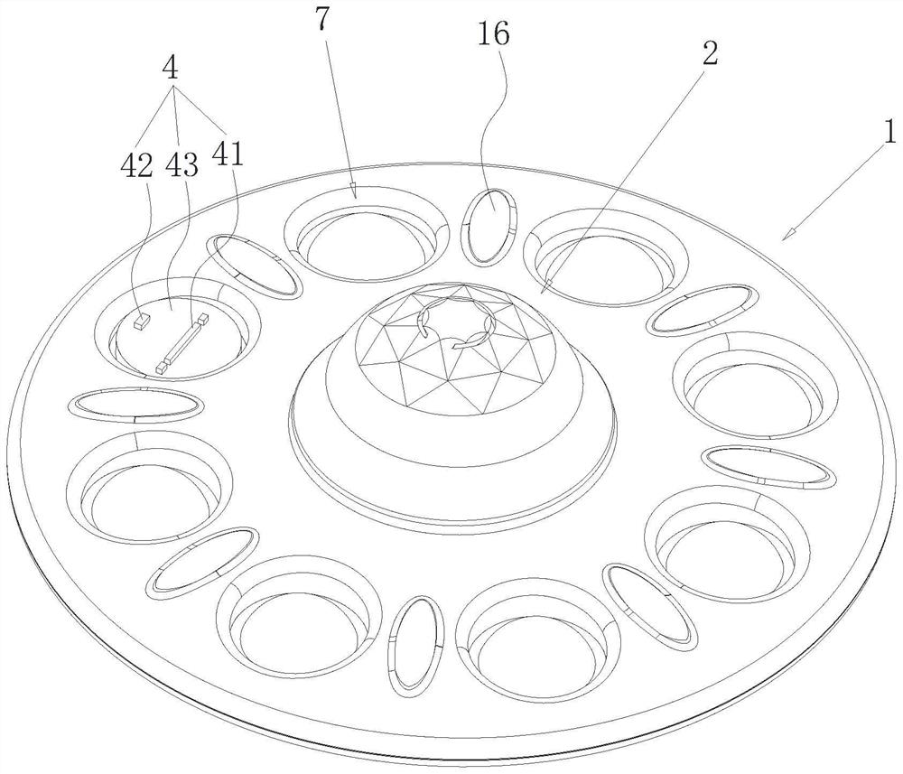 UFO spinning top toy