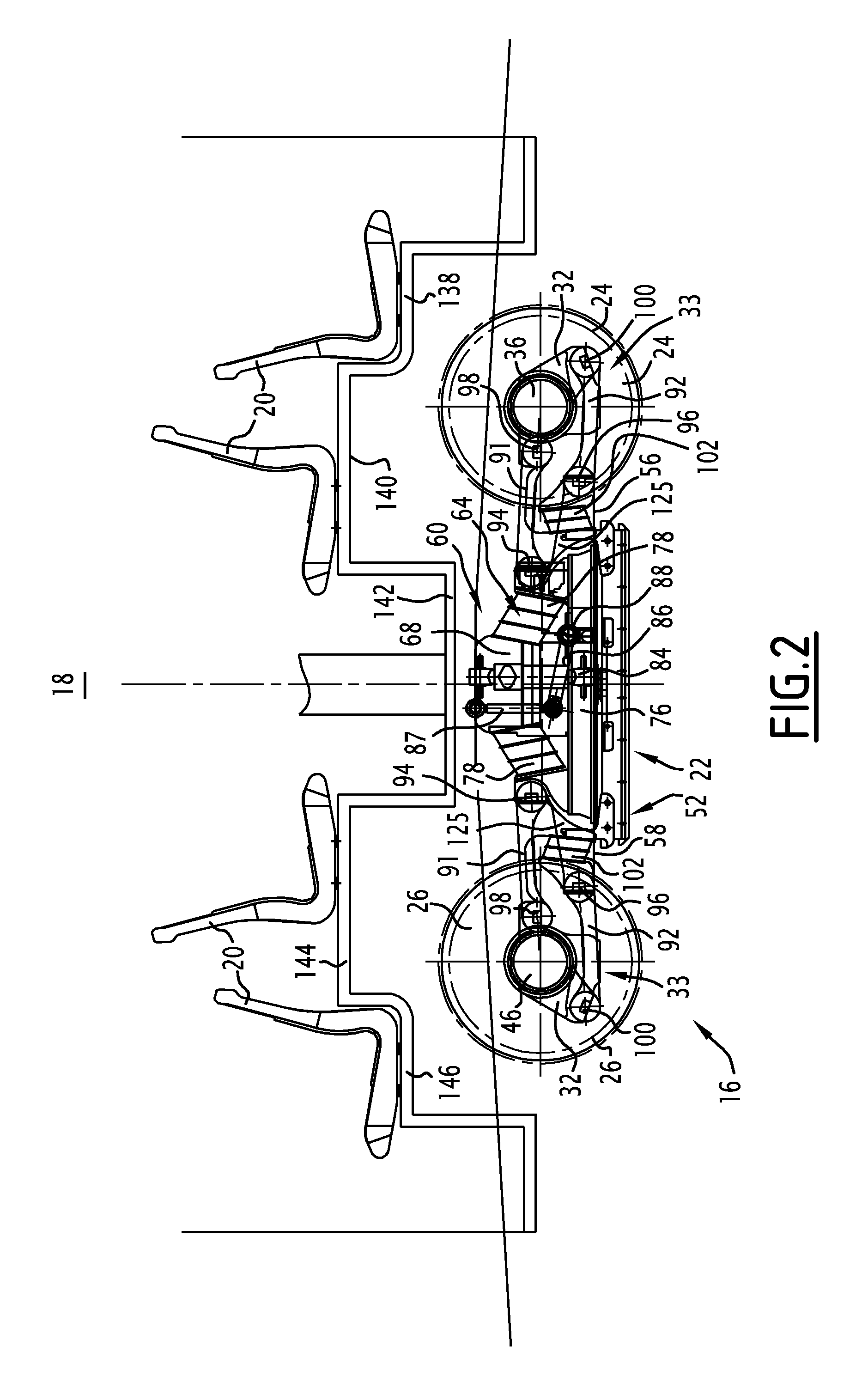 Railway Vehicle Comprising Pivoting Bogies