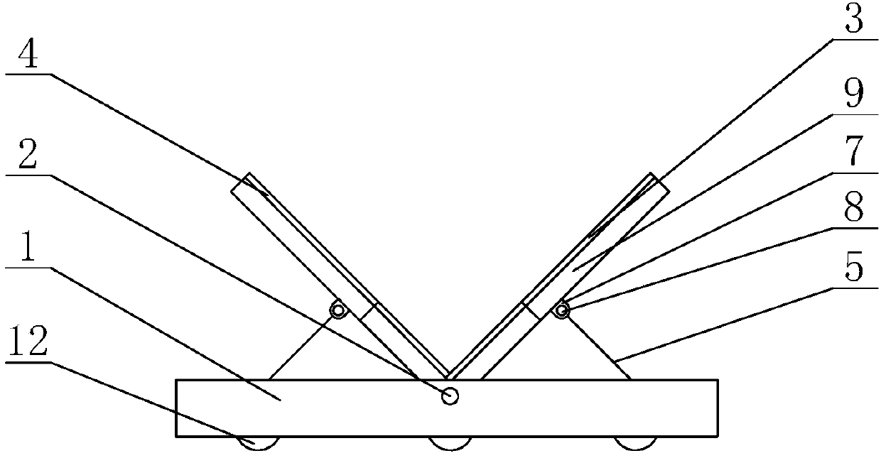 Multifunctional moving type die opening and board overturning machine