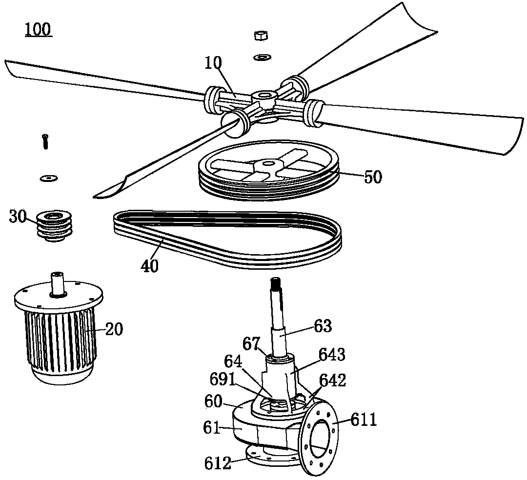 Hybrid power type water evaporation condenser fan