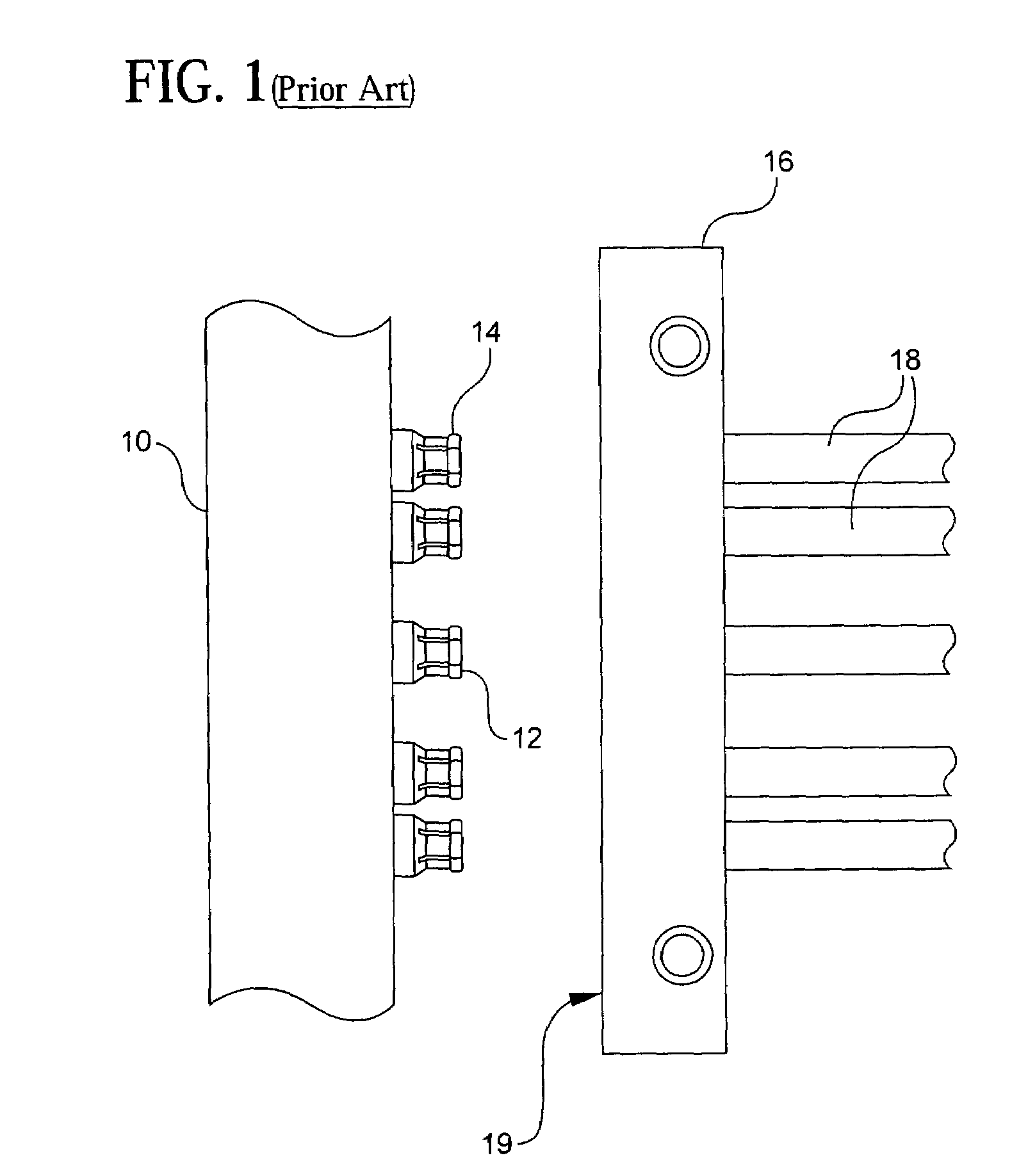 Low extraction force connector interface