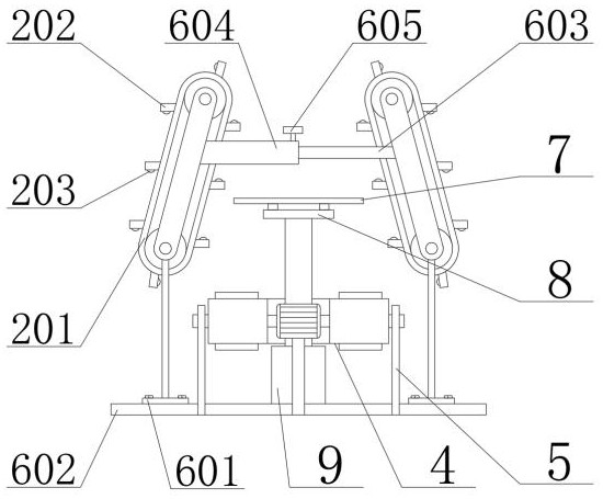 A scratch-resistant packaging structure for aluminum-plastic panel production