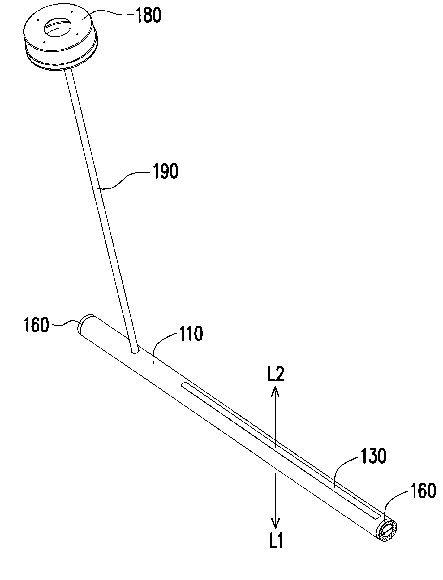 Light emitting diode lamp with holes for heat dissipation