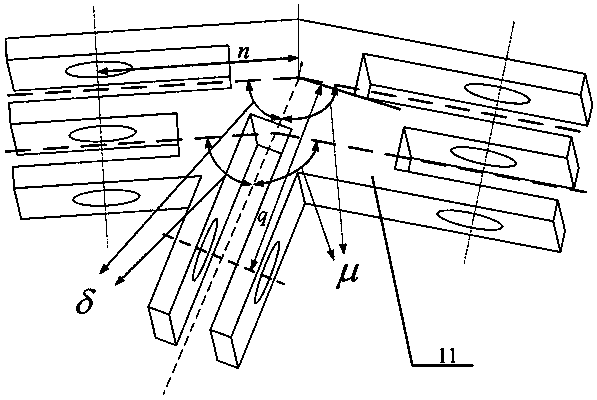 Scissor-like frame linkage over-constraint double-layer annular truss deployable antenna mechanism