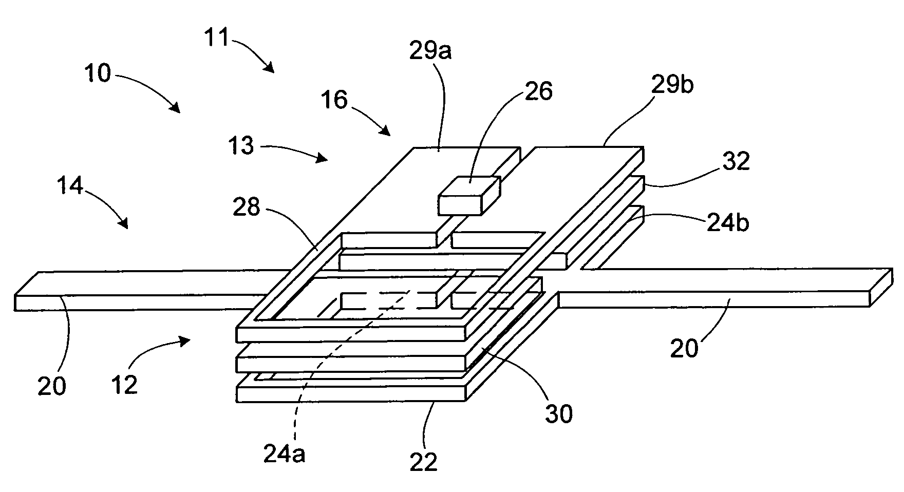 RFID device with combined reactive coupler