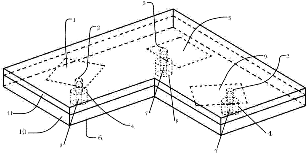 Phased-array antenna subarray for circularly polarized wide-angle scanning