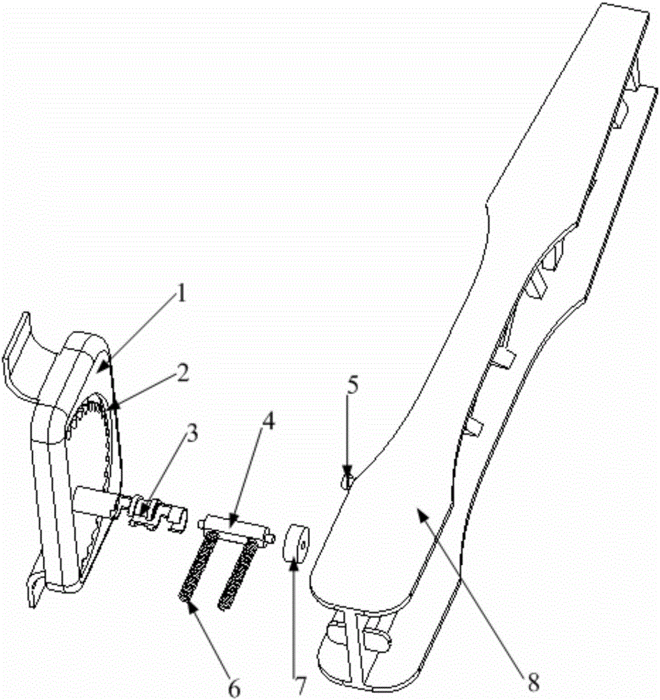 Seat armrest and automobile seat