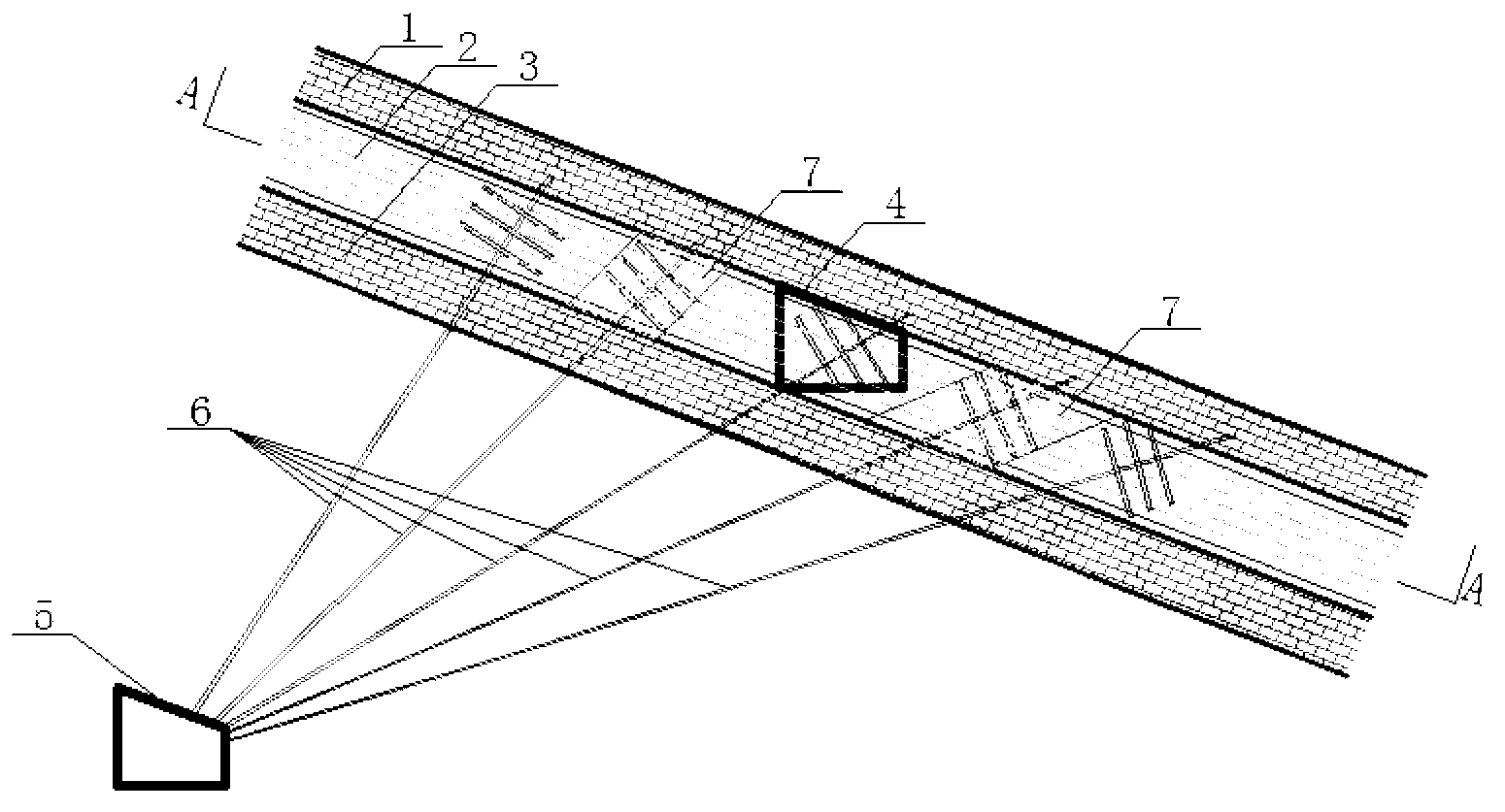 Networking reinforcement method for cross drilling holes of outburst coal seam