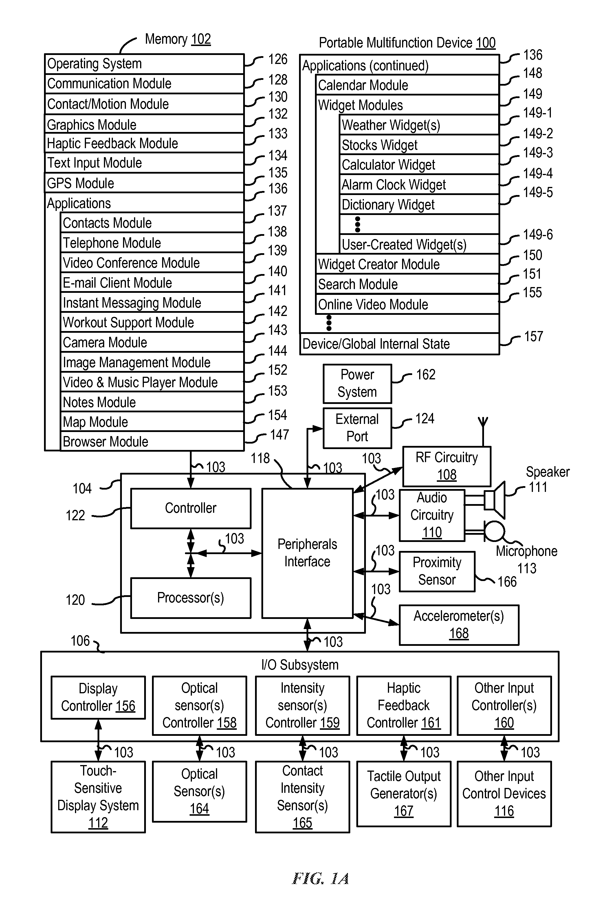 User interface for receiving user input