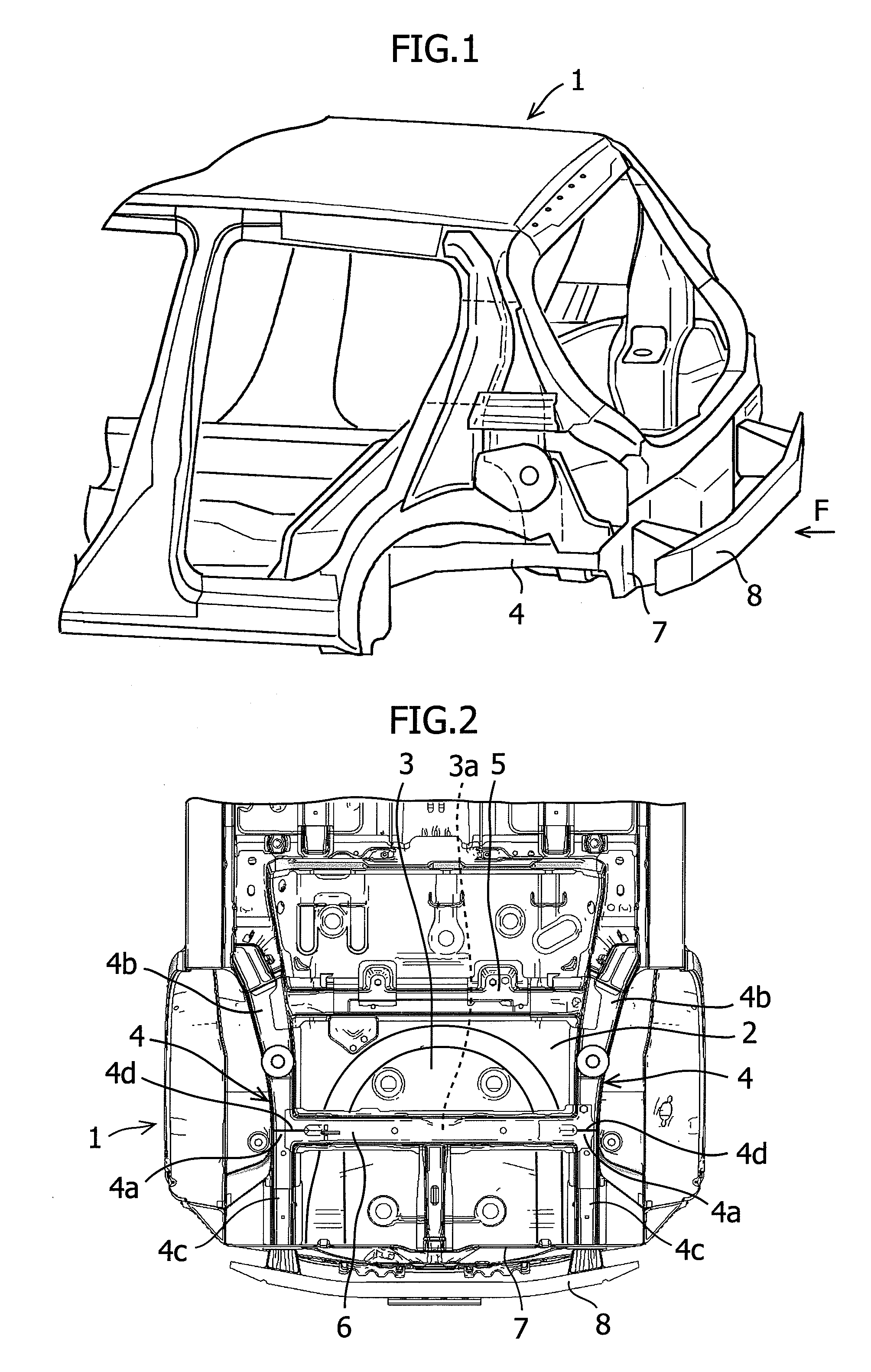 Lower Structure of Vehicle Body Rear Portion