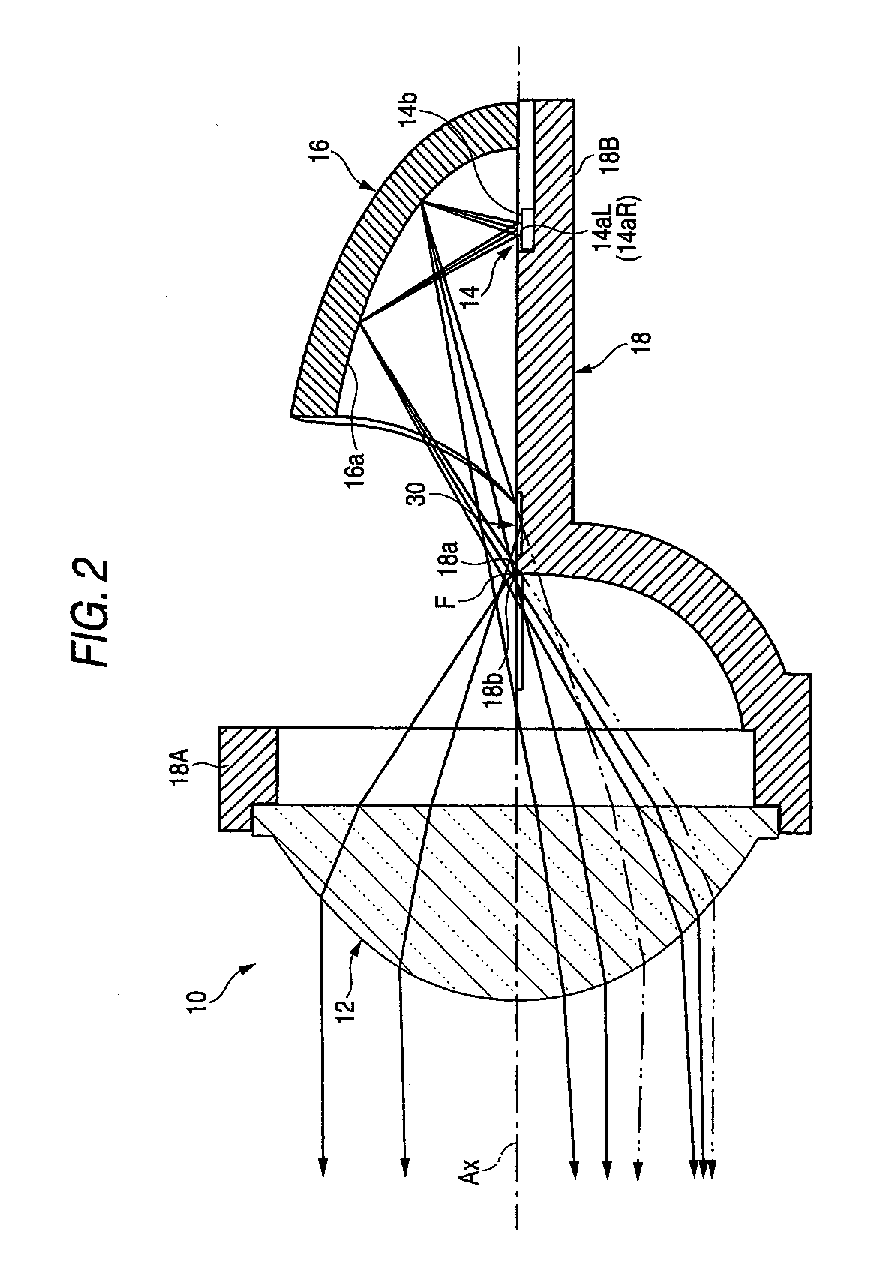 Lamp unit of vehicle headlamp