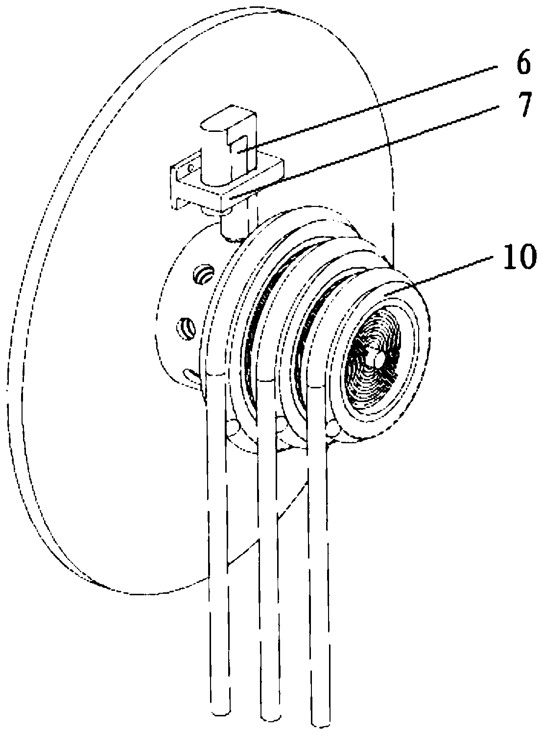 Multistage coil spring energy storage and release management device