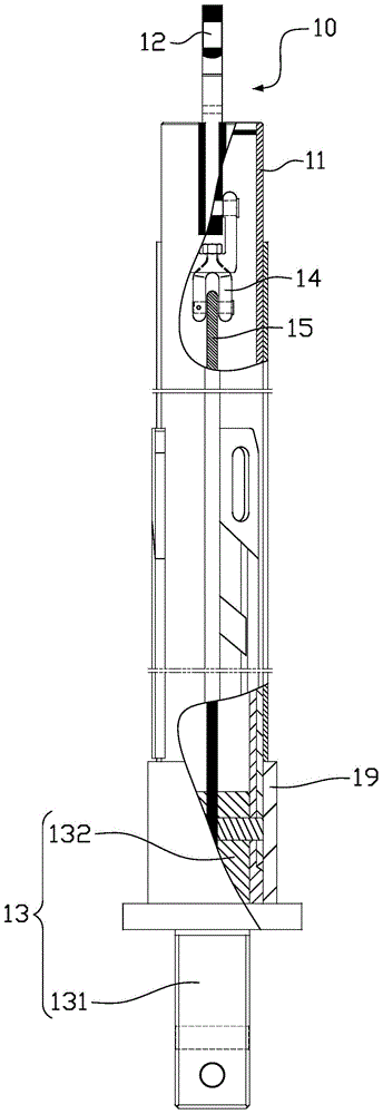 Core segment rod and rotary drilling rig drill rod having same