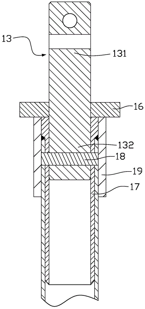 Core segment rod and rotary drilling rig drill rod having same