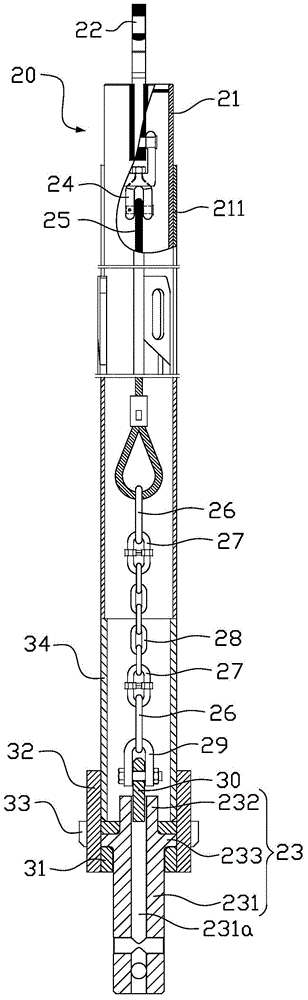 Core segment rod and rotary drilling rig drill rod having same