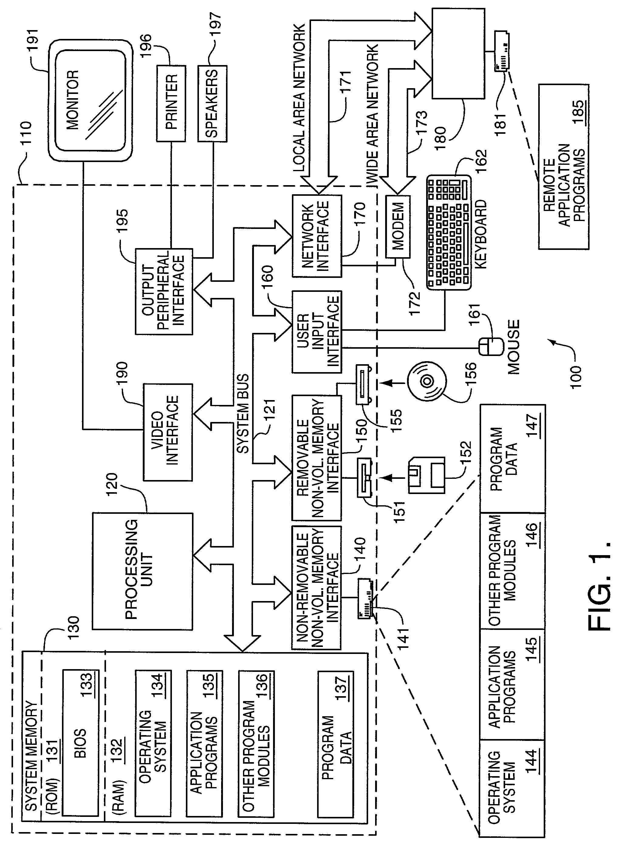 Computer system with file association and application retrieval