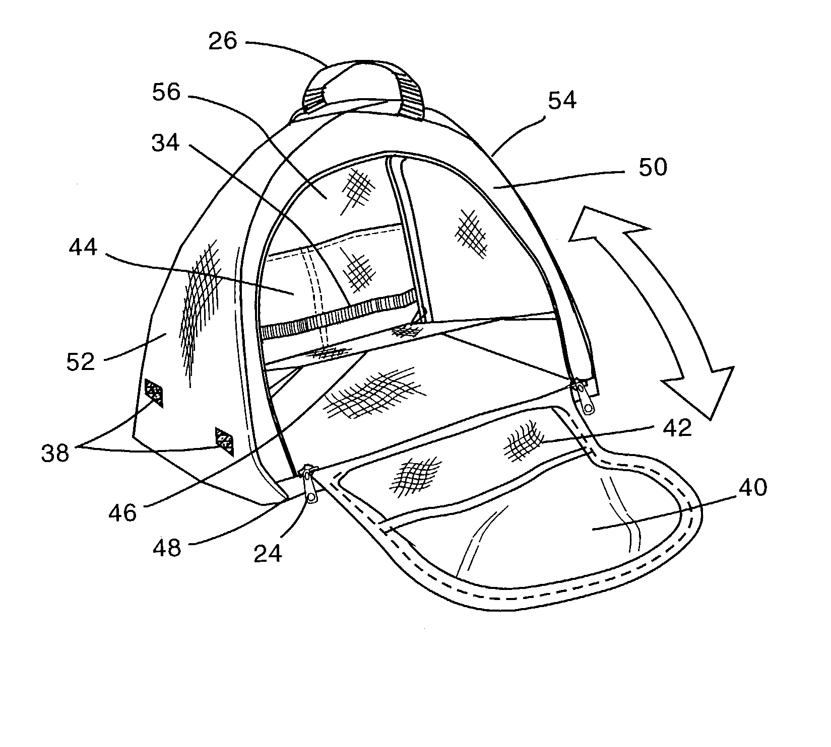 Pop-up electronic equipment enclosure