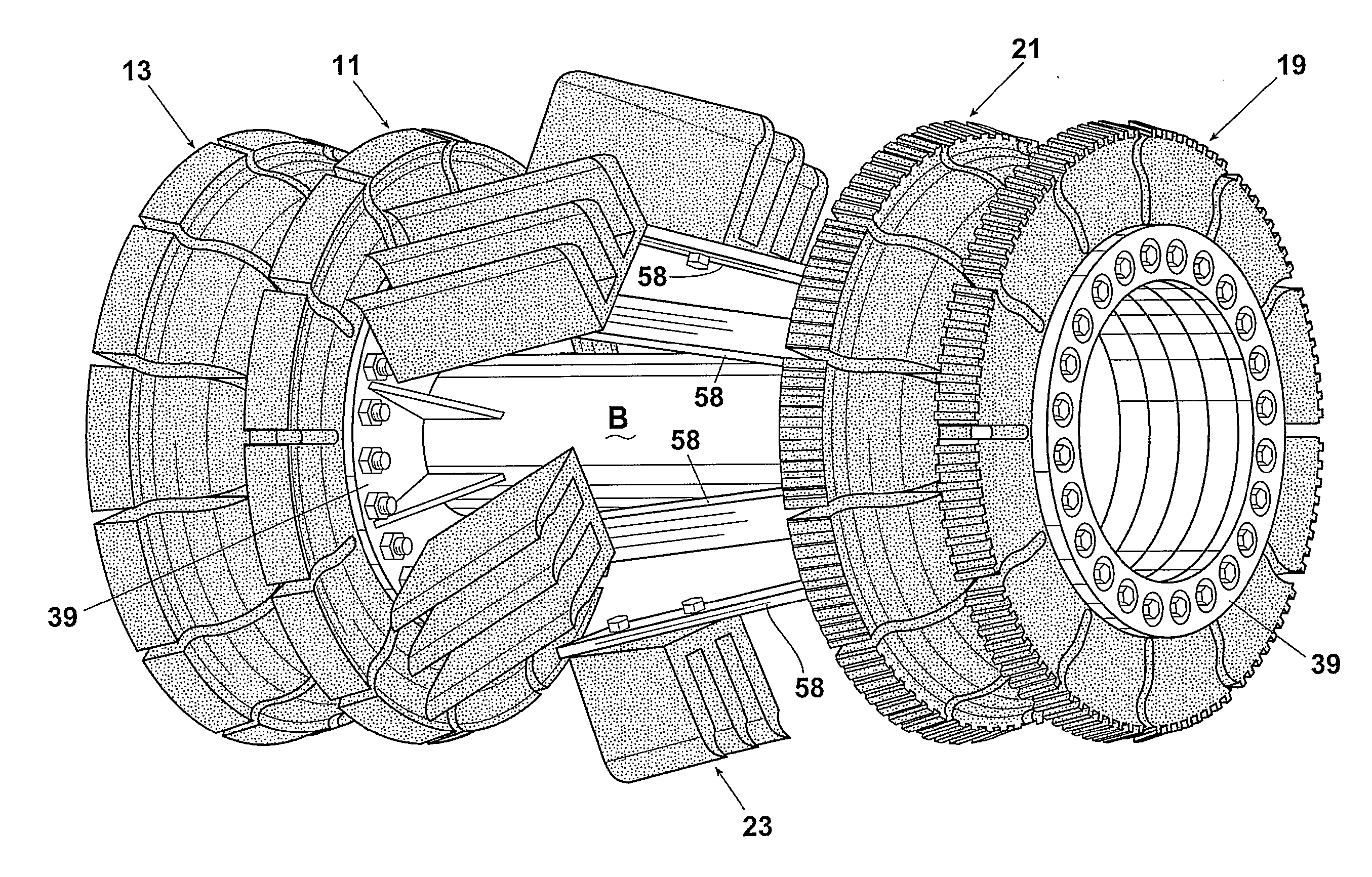 Pipeline Debris Shearing Device