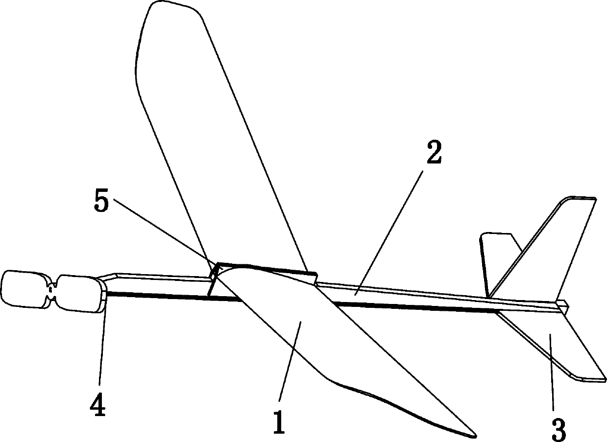 Teaching-purpose Balsa wood airplane