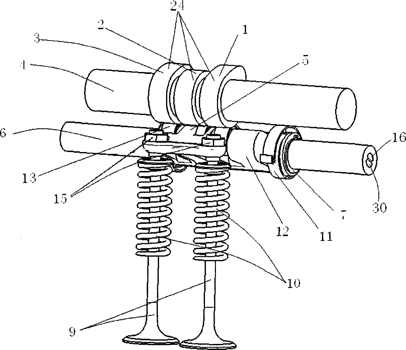 Engine variable valve lift mechanism capable of implementing vat destruction function and its control method