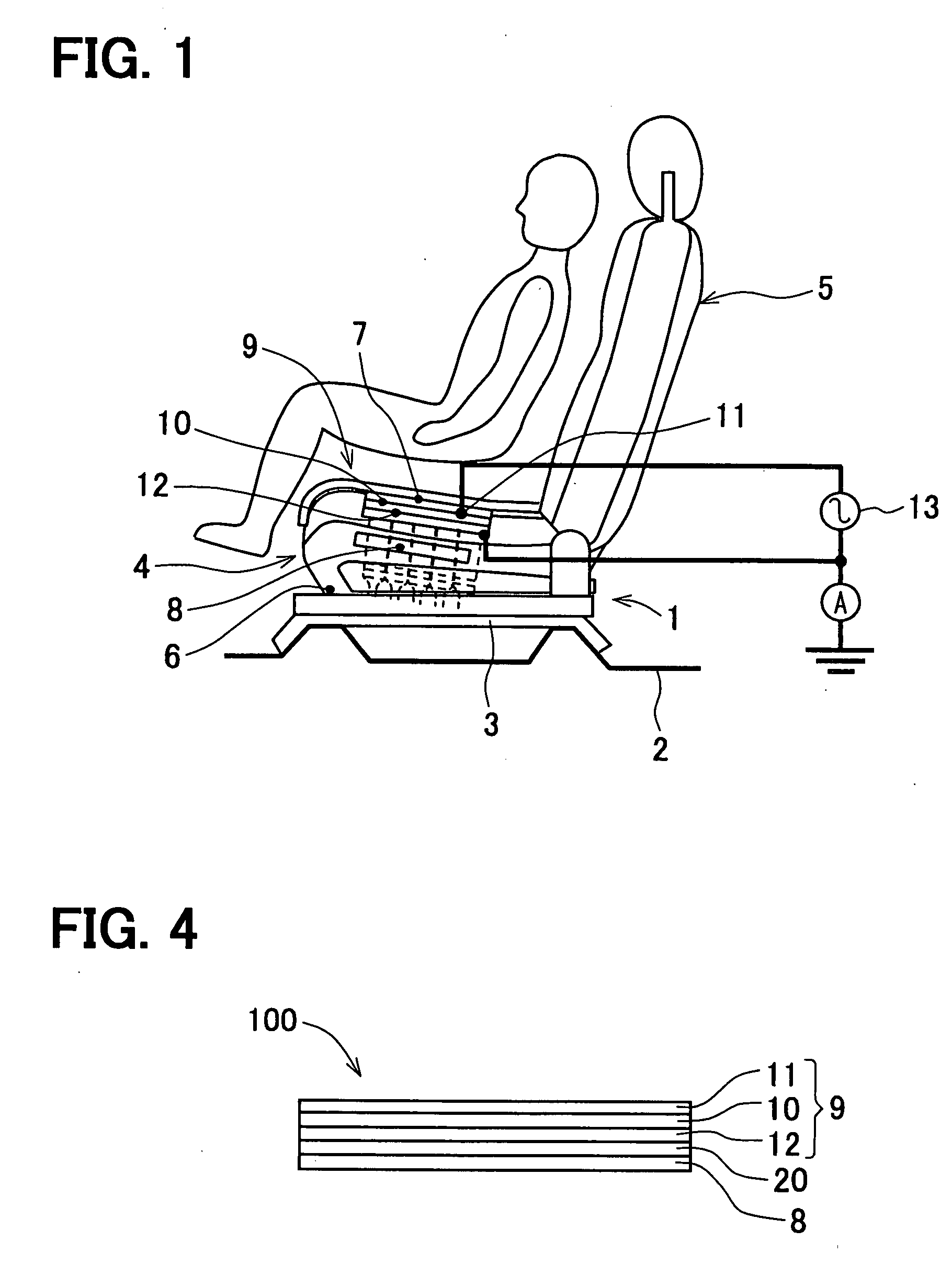 Passenger seat having occupant detector for automotive vehicle