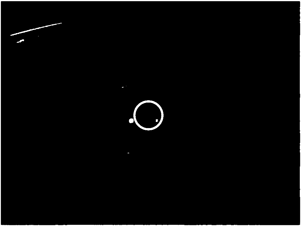 Iris image segmenting method and device