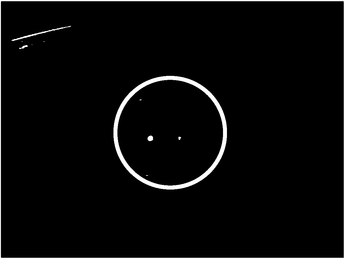 Iris image segmenting method and device