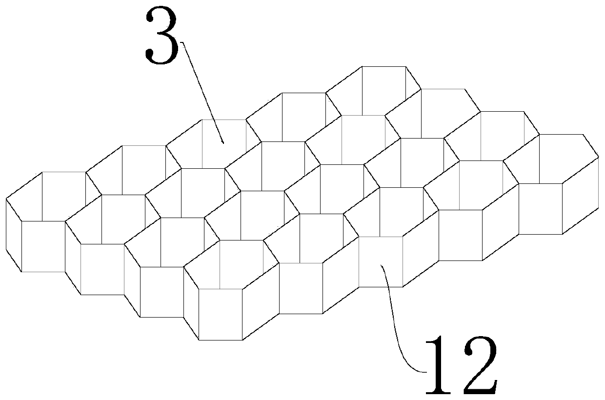 3D mesh interlaced eye mask and preparation method thereof