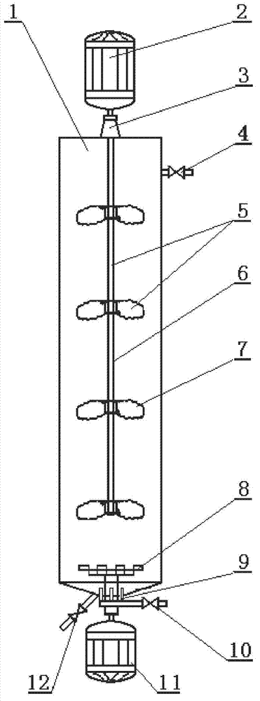 Nano-calcium carbonate carbonization reaction kettle