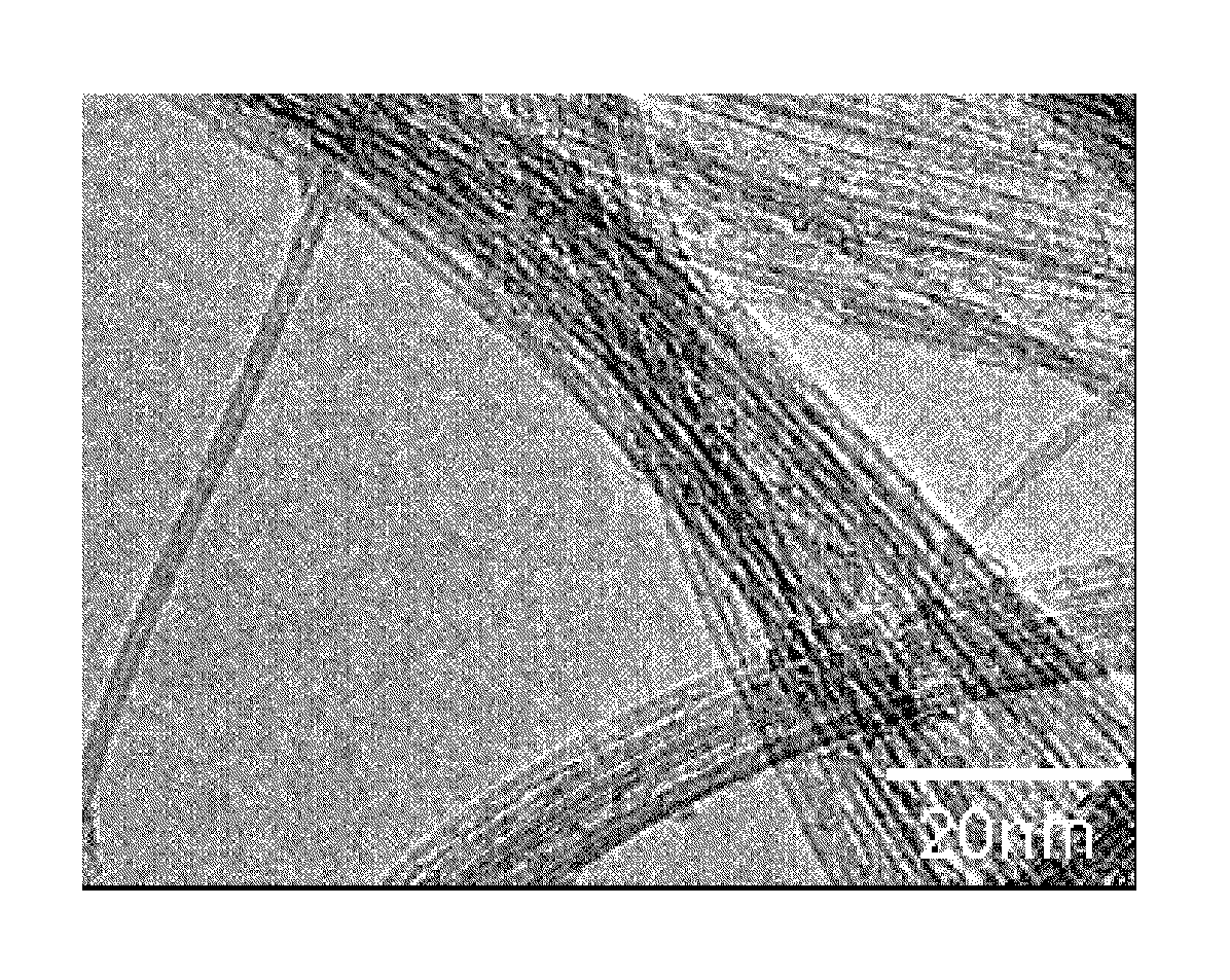 Aggregate of carbon nanotubes, dispersion thereof and conductive film using the same