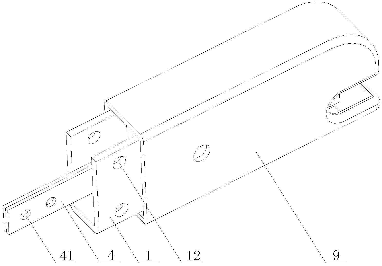 Connection device for fixing child seat on international standards organization fix (ISOFIX) interface