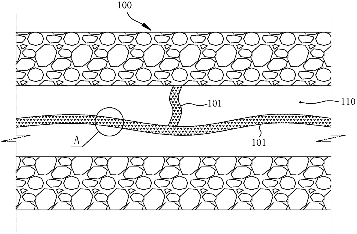 A method for repairing cracks in earth-rock dam body