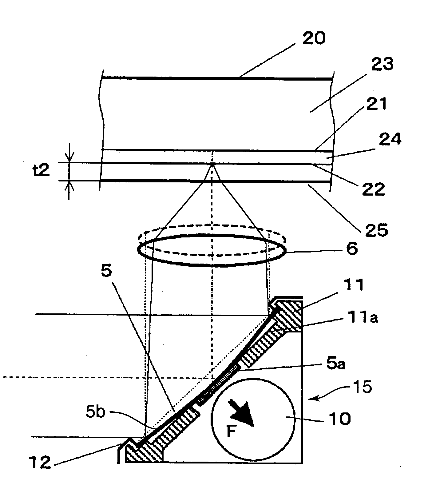 Deformable mirror, optical head, and optical recording and playback device