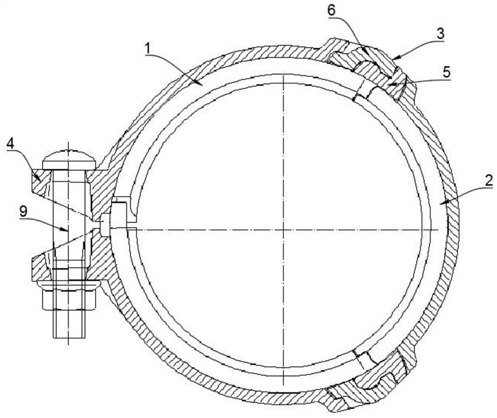 Buckle type quick clamp