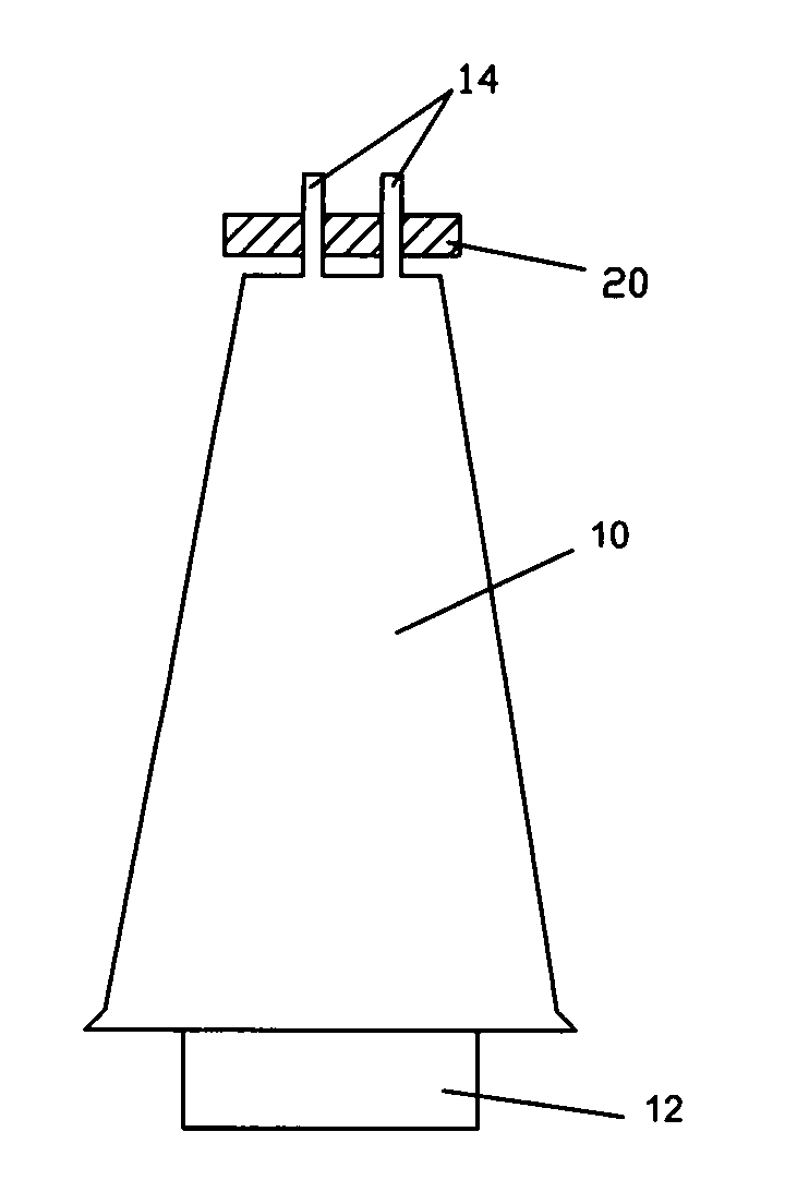 Composite tip shroud ring