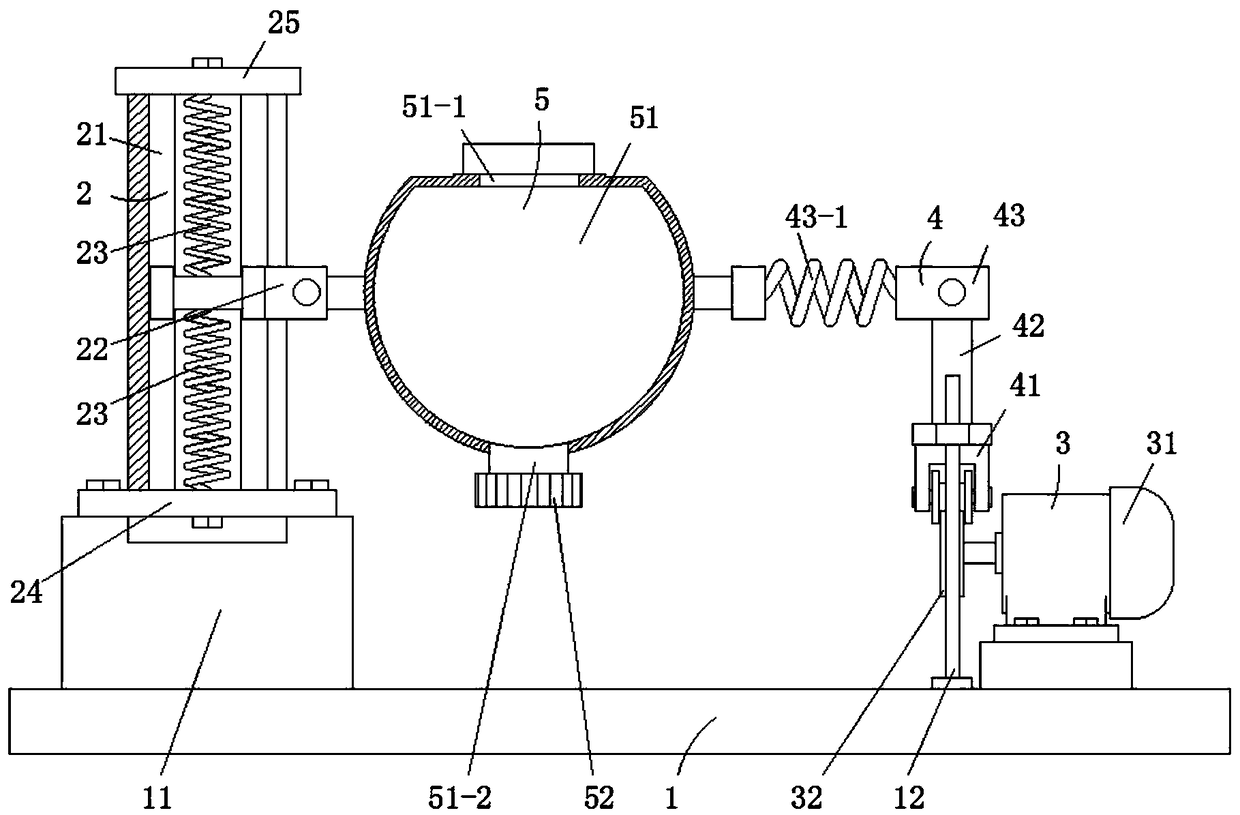 Spiral ribbon-free vibrating pharmaceutical powder mixing device