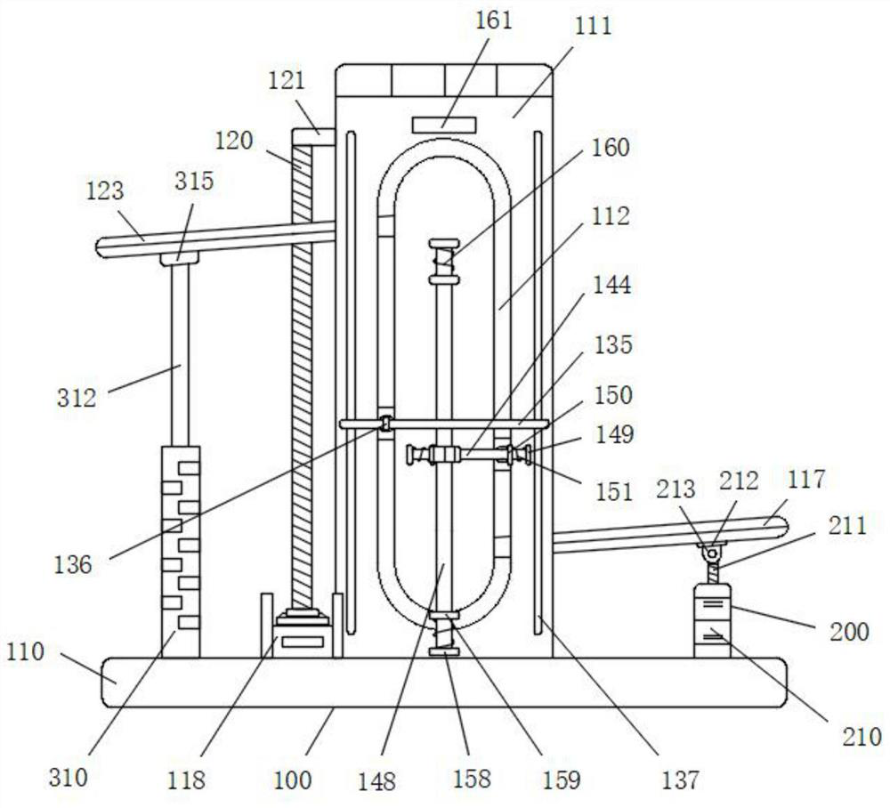 Safe and stable mechanism of weight vertical conveying equipment for automobile spare part machining