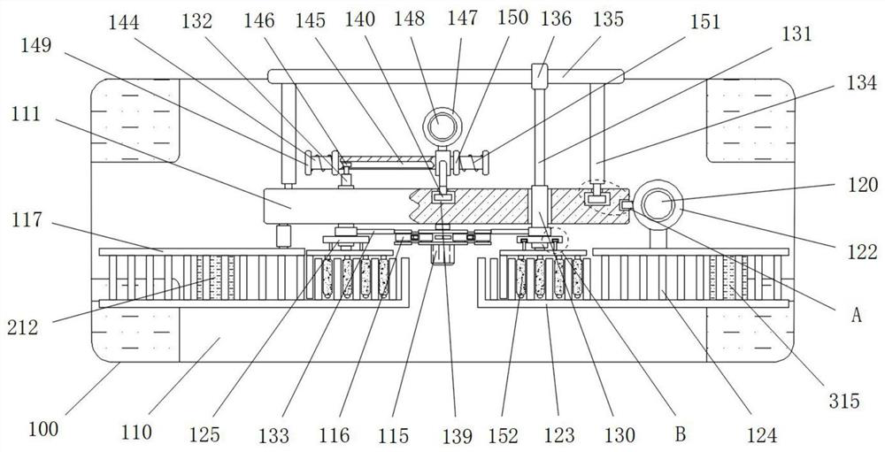 Safe and stable mechanism of weight vertical conveying equipment for automobile spare part machining