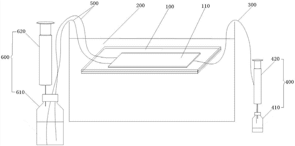 Simulated oral cavity device for collecting buccal cigarette dissolved matter and using method thereof