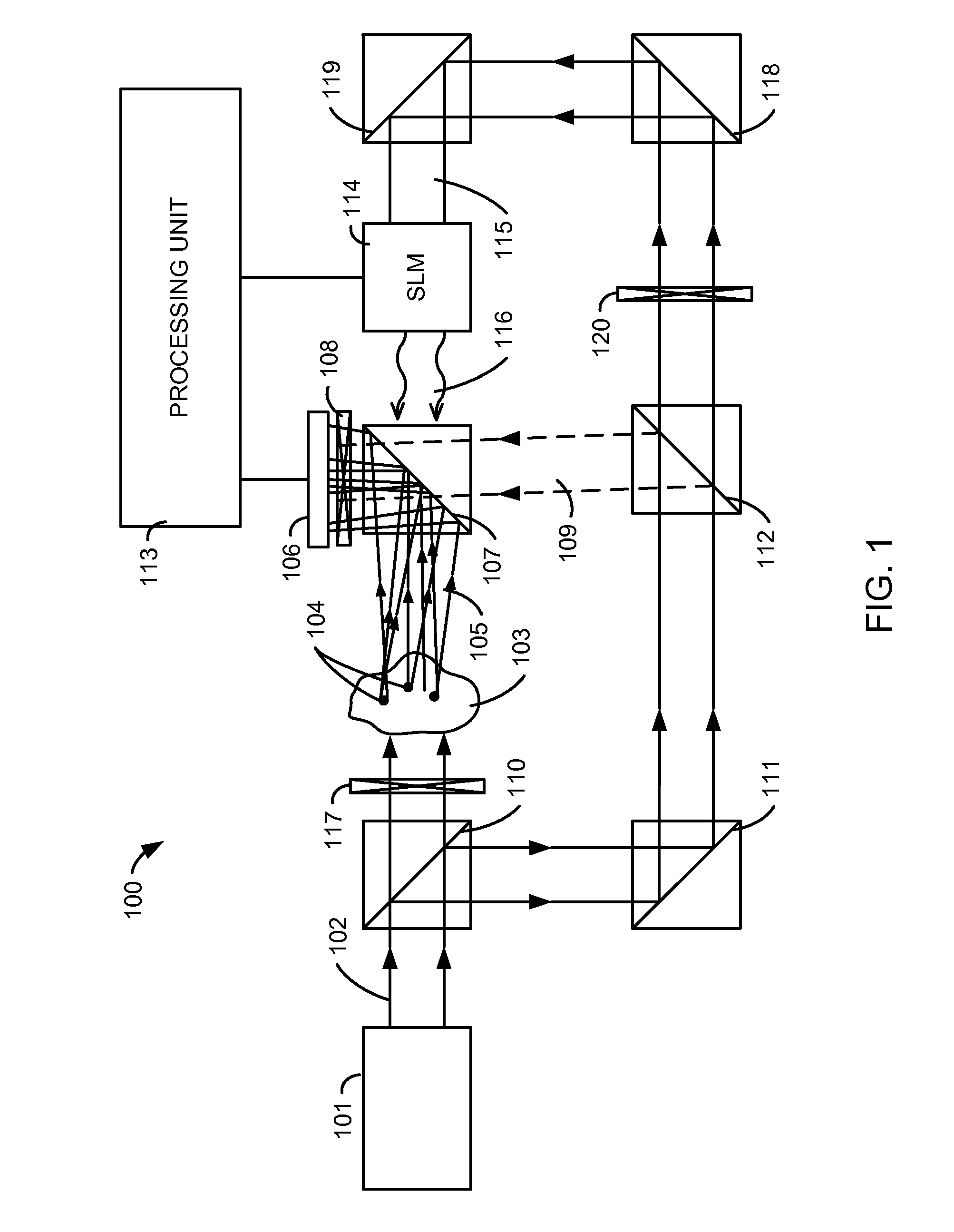 Near real time optical phase conjugation