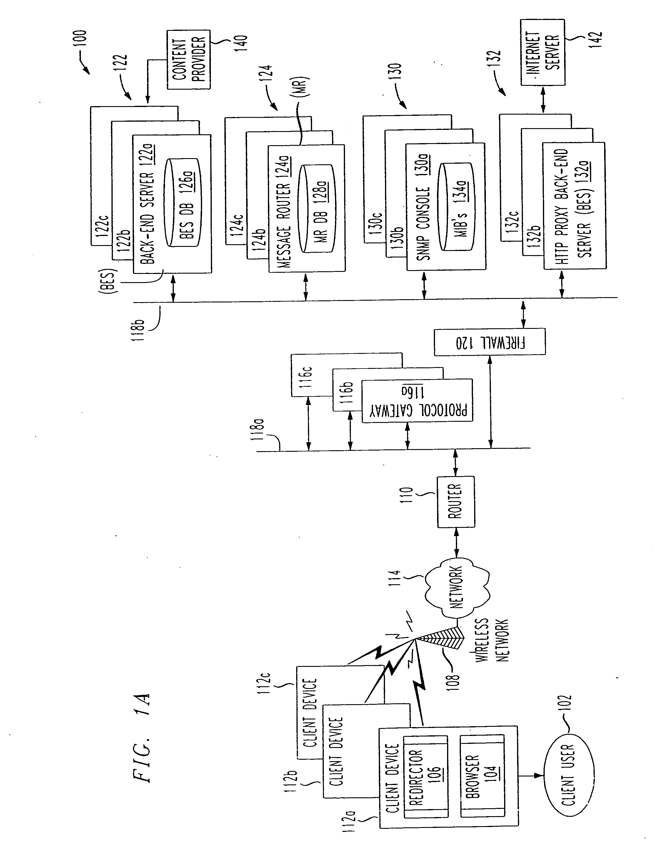 System and method to publish information from servers to remote monitor devices