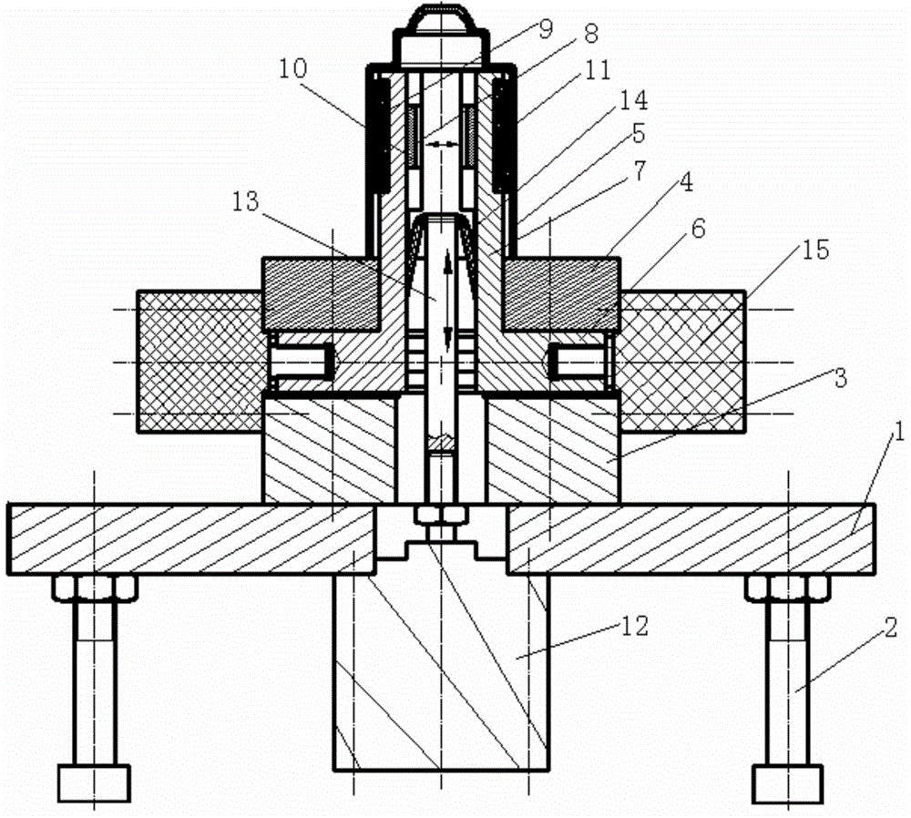 Magnetic shoe press-fitting clamp for motor stator