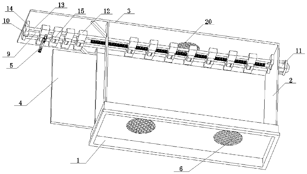 Drying box for garment processing