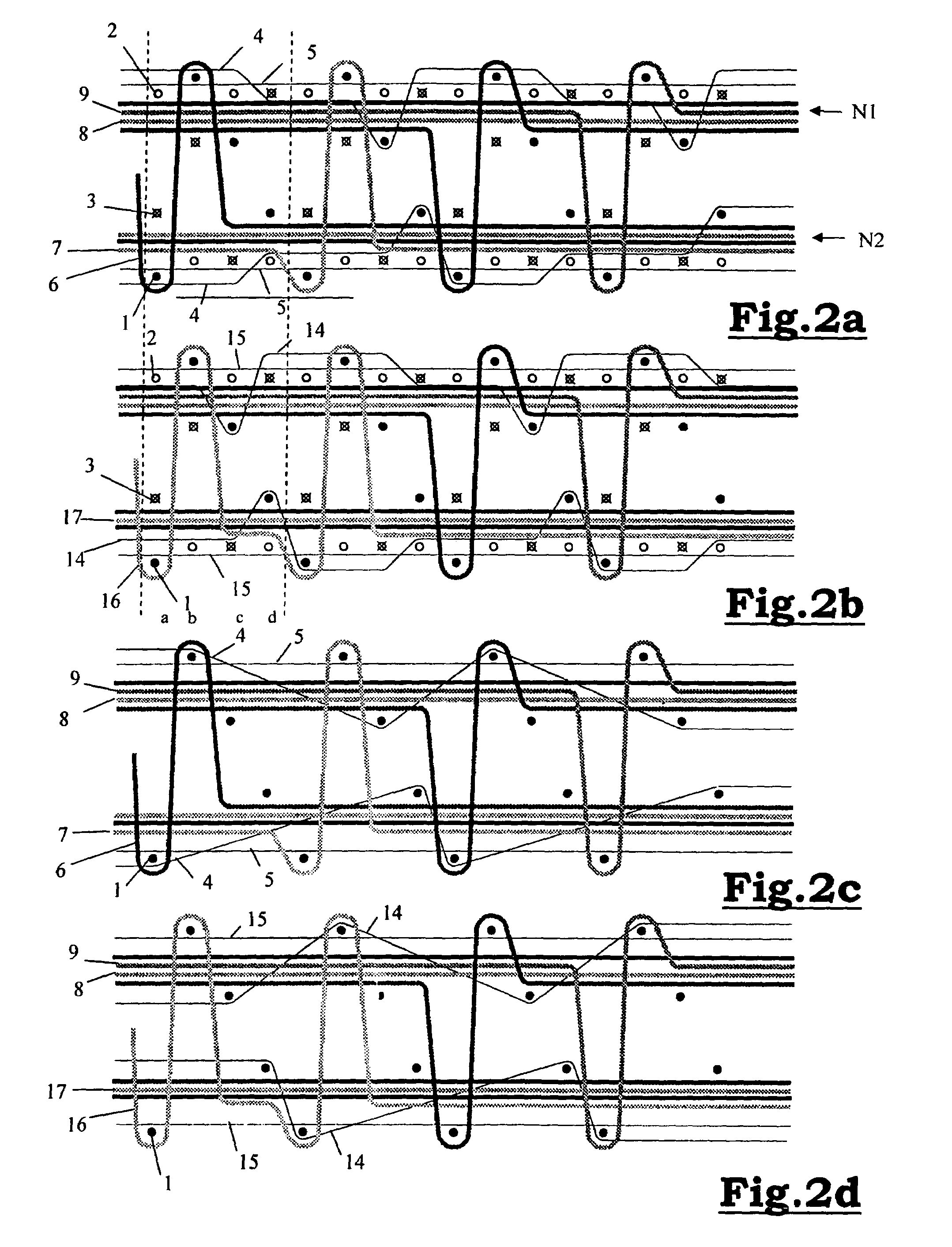 Method for manufacturing high density pile fabrics